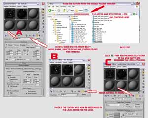 ADDING THE FULL DIRECTORY NAME OF THE TEXTURE YOU ARE APPLYING PLUS THE EXTENSION IN THIS CASE .JPEG